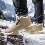 Warm Leather Casual Sneakers