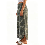 Lightweight Camouflage Denim Boyfriend Jeans