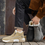 Warm Leather Casual Sneakers