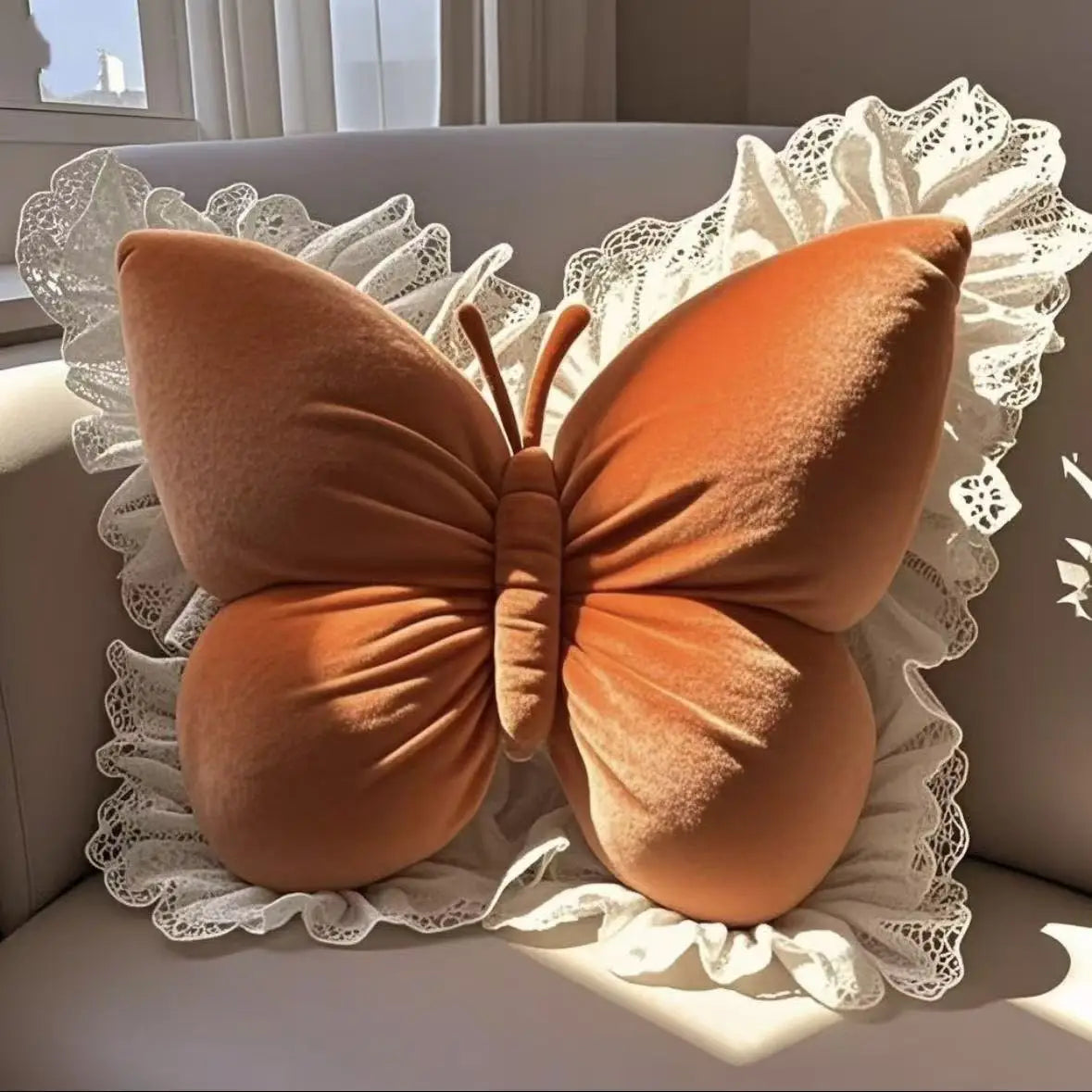 Butterfly Throw Pillow
