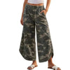 Lightweight Camouflage Denim Boyfriend Jeans