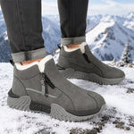 Warm Leather Casual Sneakers