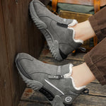 Warm Leather Casual Sneakers