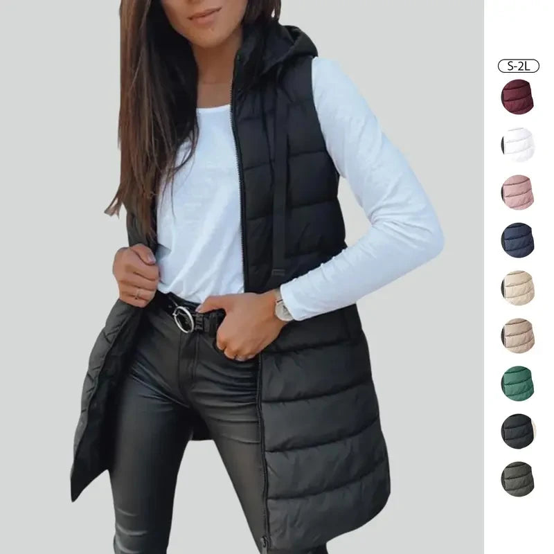 Imily Bela Women Long Puffer Vest